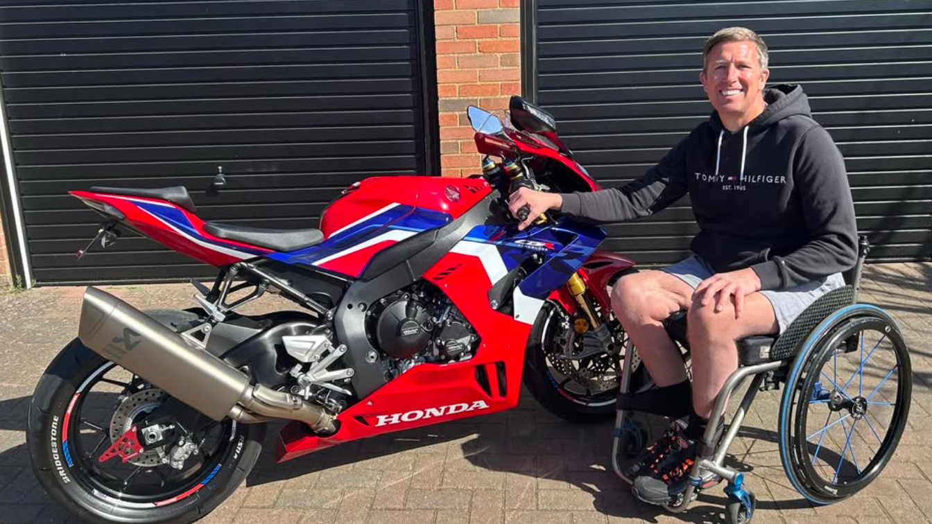 Steve Mercer with Honda CBR1000RR-R Fireblade. Credit: Instagram/Steve Mercer.